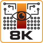 Symbol technologii 8K