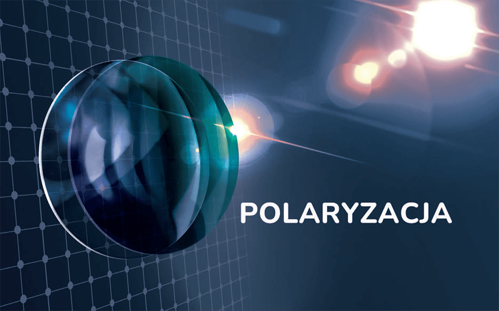 Zdjęcie soczewek i efektu polaryzacji